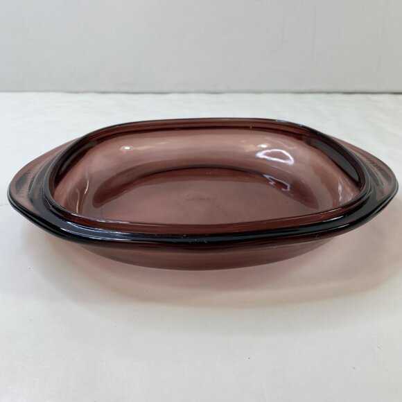 Pyrex Glass Replacement Lid Only Cranberry Vision Casserole Vintage 1.5 Quart - Picture 1 of 11